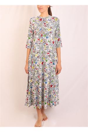 Vestito lungo in jersey a fantasia Laboratorio Capri | TRAGARACHINAMULTI